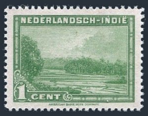 Neth Indies 250 two stamps, MNH. Michel 320. Rice Fields, 1945.
