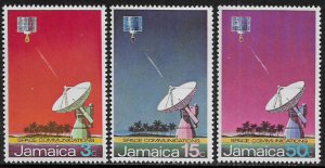 Jamaica #340-2 MNH Set - Earth Station - Satellite