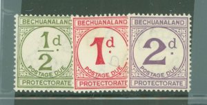 Bechuanaland Protectorate #J4-J6 Unused Single (Complete Set)