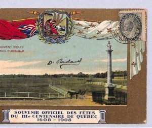 CANADA QV Postcard *Quebec Tricentenary* OFFICIAL 1908 EXHIBITION Algeria YN91