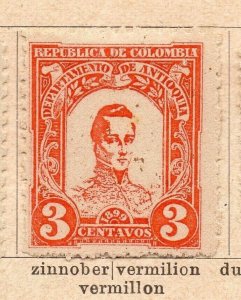 Colombia 1899 Early Issue Fine Mint Hinged 3c. NW-239141