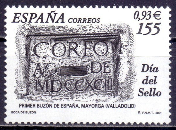 Spain. 2001. 3613. Mail day. MNH.