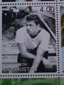 TAJIKISTAN-BRAD PITT-FAMOUS MOVIE STAR-MNH SHEET VF WE SHIP TO WORLD WIDE