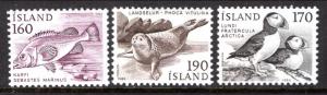 Iceland 534-536 Animals MNH VF