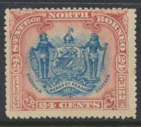 North Borneo SG 111b MH perf 15 see details corrected inscription see scans 