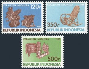 Indonesia 1339-1341,MNH.Michel 1249-1251. National Craft Council,8th Ann.1988.