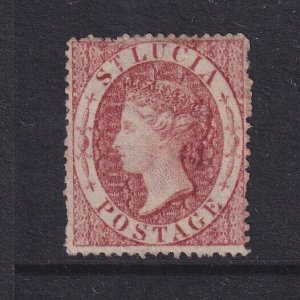 St. Lucia, Scott 1 (SG 1), MNG (no gum)