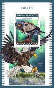 Sierra Leone - 2018 Eagles on Stamps - Stamp Souvenir Sheet SRL18902b