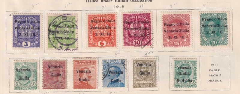 AUSTRIA OCCUPATION STAMPS AMAZING OLD COLLECTION ON PAGES! BIN AAA