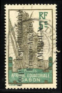 French Colonies, Cameroon #105 Cat$24, 1915 5c olive gray and green, used