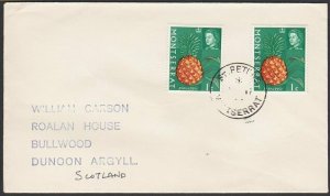 MONTSERRAT 1969 cover ST PETERS village cds.................................G464