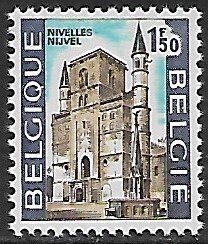 Belgium # 647 - Cathedral, Nivelles - MNH.....{ZW17}