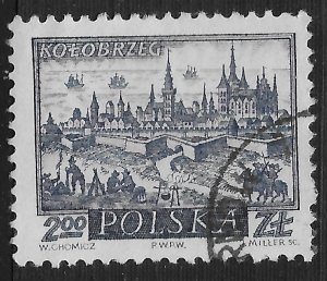 Poland #961 2z Historic Towns - Kolobrzeg