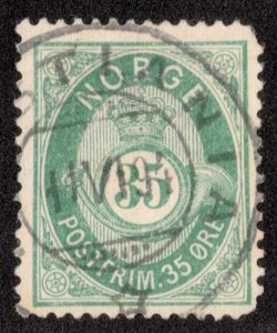 Norway Scott 29 Used with rounded corner.