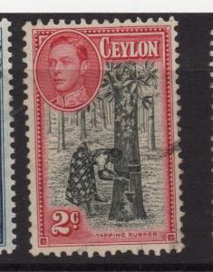 Ceylon 1938 Early Issue Fine Used 6c. 230516