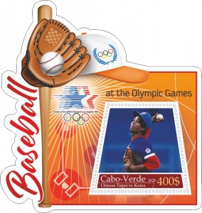 Stamps. Baseball at the Olympic  2023 year,  6 sheets  perforated MNH** NEW