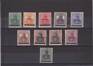 Saar 4//////15 Mint Hinged (Most = Hinge Remnants