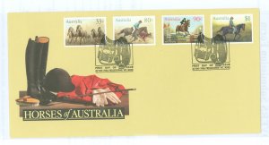 Australia  984-87 1986 Complete set on U/A Horses