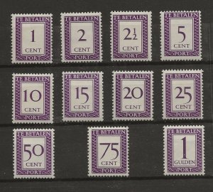 Suriname 1956 Postage Due   mint HR