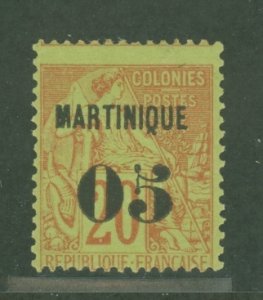 Martinique #6 Unused Single