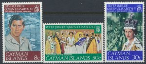 Cayman Islands  SC# 370 - 381   MNH   QE II Silver Jubilee    see details/scans 