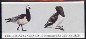 Booklet - Norway 1983 Birds (4th series) 25k booklet comp...