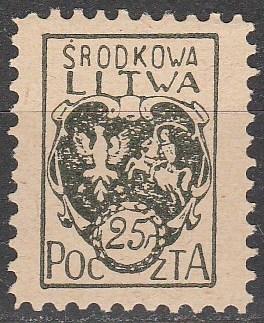 Central Lithuania #2 F-VF Unused   (S9029)