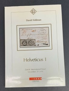 Helveticus 1, Classic Switzerland, David Feldman, Geneva, Nov. 29, 1991, Catalog