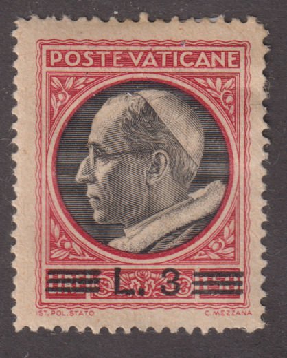 Vatican City 106 Pope Pius XII O/P 1946