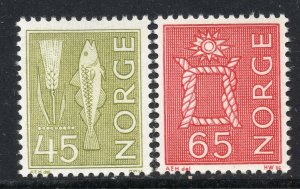 2037 - Norway 1968 - Definitive stamps - Fish - MNH Set