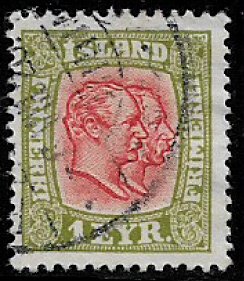 Iceland #99 Used Stamp - Kings