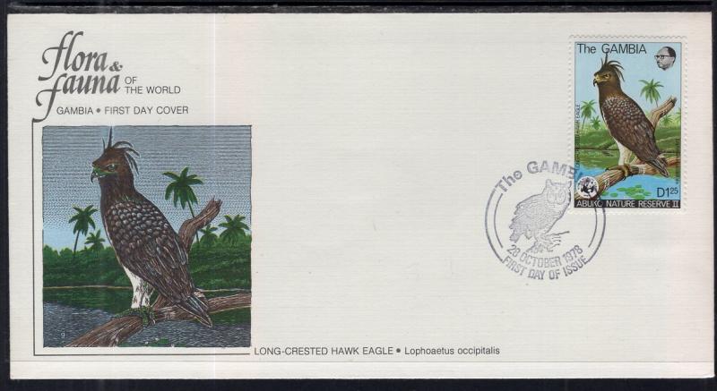 Gambia 385 Bird Fleetwood U/A FDC