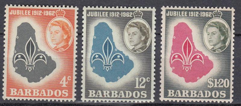 Bahrain - 1962 QEII Boy Scouts Sc# 254/256 - MNH (540)