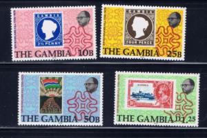 Gambia 394-97 NH 1979 Sir Roland Hill set 