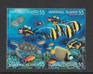 FISH - MARSHALL ISLANDS #590 MNH