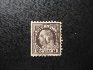 1916-17  SCOTT # 478   $1.00  USED.  F/VF. SCV.$ 25.00