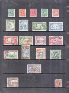 JAMAICA 1938 VALUES TO £1 USED +OTHERS 