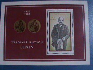 GERMANY-DDR STAMP:1970-SC#1193-  CENTENARY OF LENIN - MINT- NH S/S SHEET. VERY