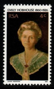 SOUTH AFRICA SG408 1976 50TH DEATH ANNIV OF EMILY HOBHOUSE MNH