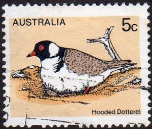 Australia 682 - Used - 5c ‭Hooded Dotterel  (1978) (2)