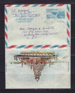 Philippines NSL Aerogramme U Plane (U)