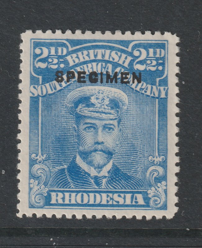 Rhodesia a 2.5d KGV with Specimen overprint