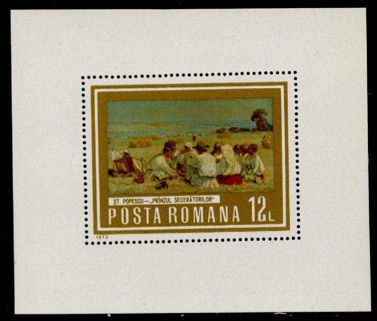 Romania 2449 MNH Art, Painting, Farmers at Rest