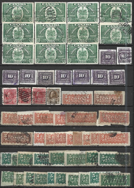 COLLECTION LOT 7493 CANADA 59 BOB STAMPS 1875+ CLEARANCE