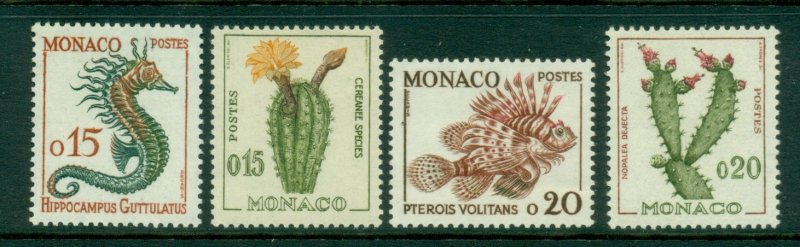 Monaco 1960 Marine Life & Cactus MUH