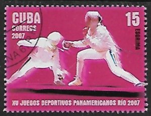Cuba # 4721 - Pan American Games / Fencing - unused / CTO....{R28}