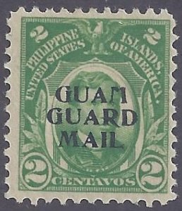 Guam scott #M1 Mint hinged F-VF