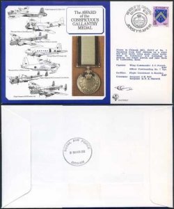 DM9a Award of the Conspicuous Gallantry Medal Signed by French (G)