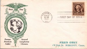 FDC 1940 SC #863 Crosby Cachet - Hannibal, Mo - Single - F69772