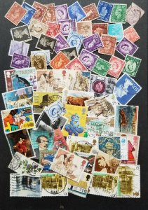 GB GREAT BRITAIN UK England  Used Stamp Lot Collection T5335